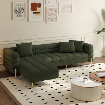 Modern 3 Yerlik Divan – Rahat və Zövqlü Dizaynla Eviniz üçün Seçim